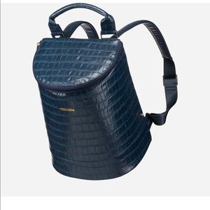 Leather corkcicle cooler bag